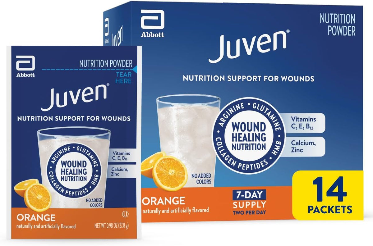 Juven Nutrition Support for Wound Healing, Orange, 14ct
