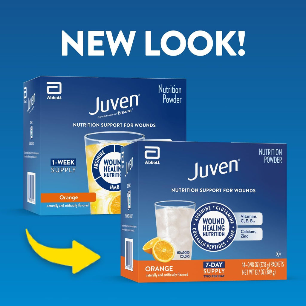 Juven Nutrition Support for Wound Healing, Orange, 14ct
