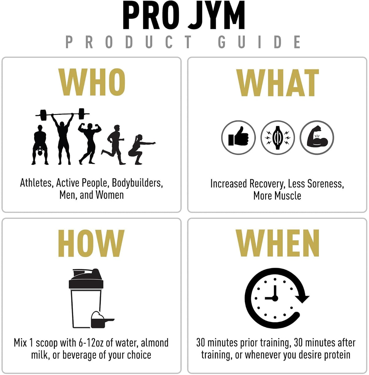 JYM Tahitian Vanilla Bean Whey & Casein Protein Powder, 1.7 lb, 22 Servings